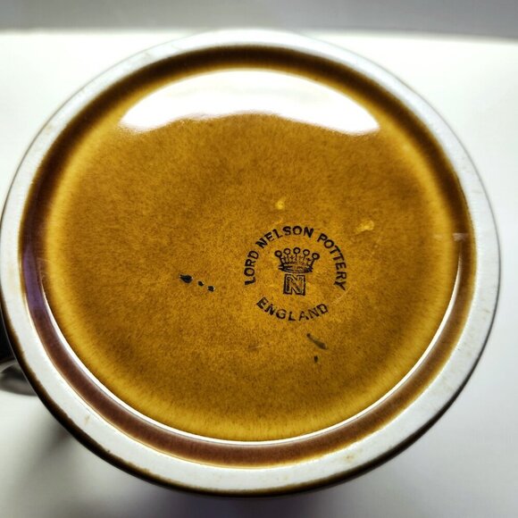 Lord Nelson Ware Beer Stein Your Supper Elijah Cotton Stafford England Vintage - Picture 6 of 7